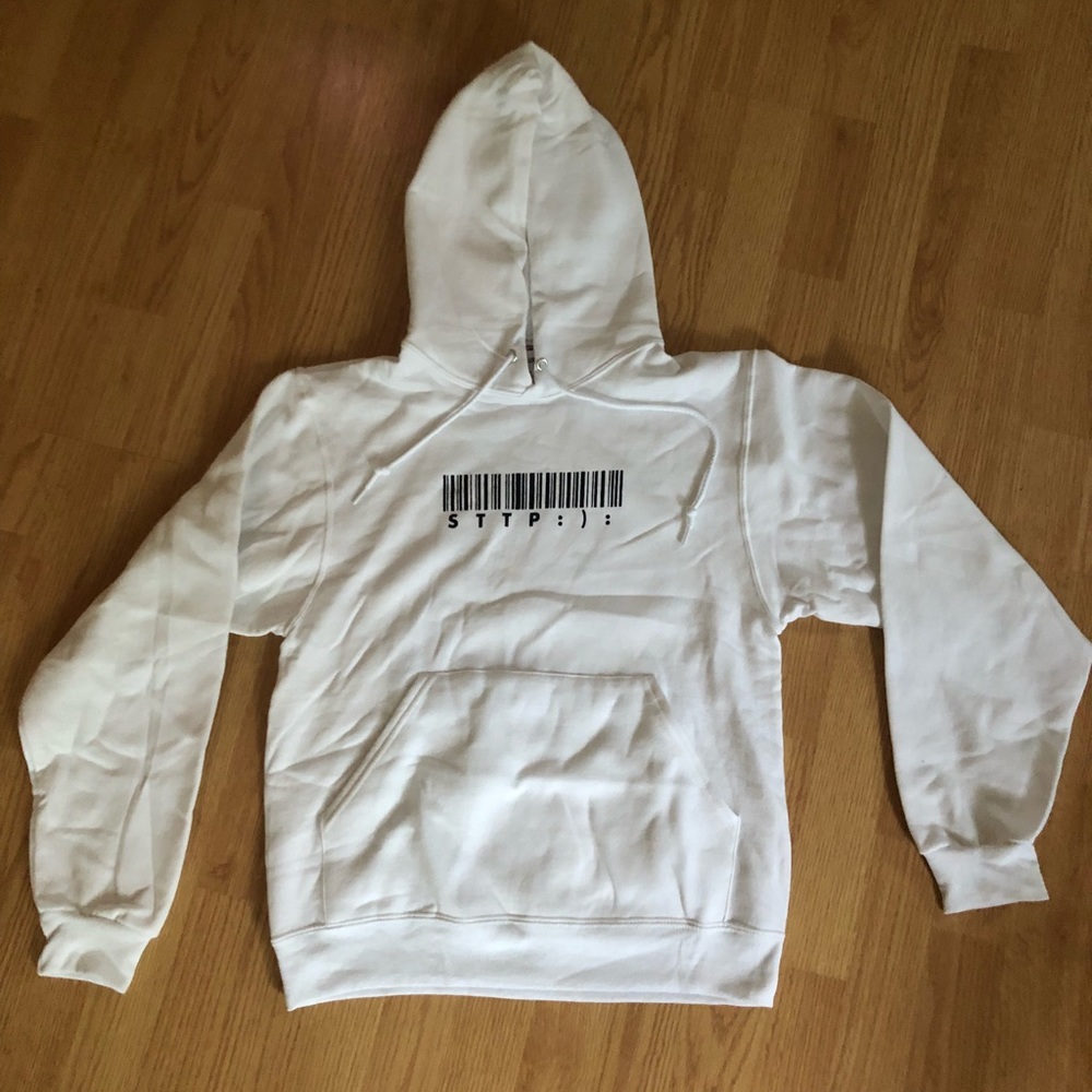STTP:): WHITE HOODIE